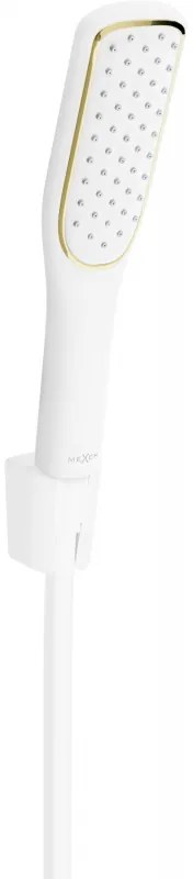 Mexen R-49 zestaw prysznicowy punktowy, biały/złoty - 785495052-25
