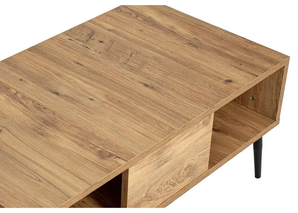 Stolik konferencyjny Bukle Atlantic Pine and Black