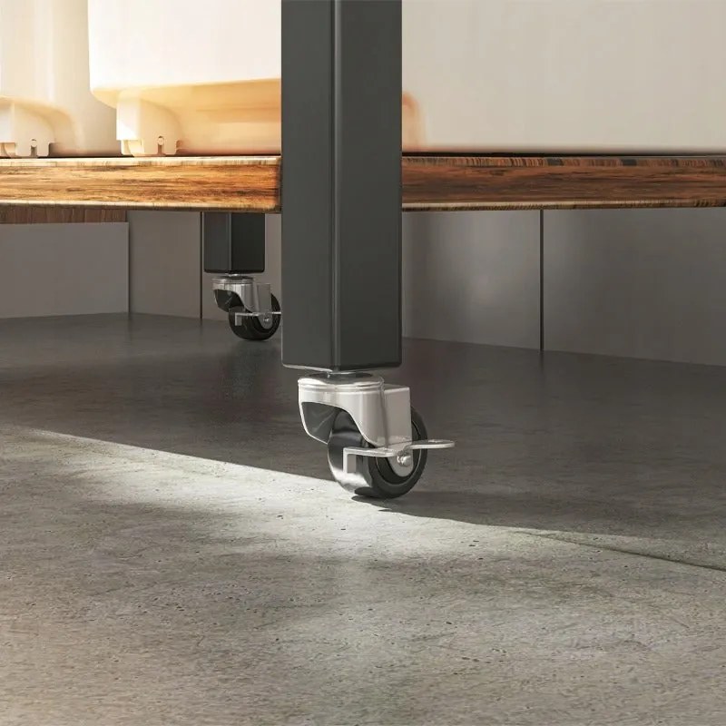 Szafka mobilna na kółkach rustykalna stolik śniadaniowy wózek kuchenny