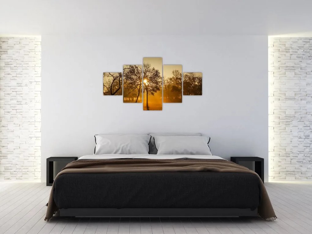 Obraz - Wschód słońca (125x70 cm)