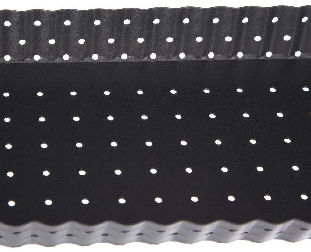 Forma do pieczenia ciast podłużna z dziurkami, 35 x 11 cm, metalowa