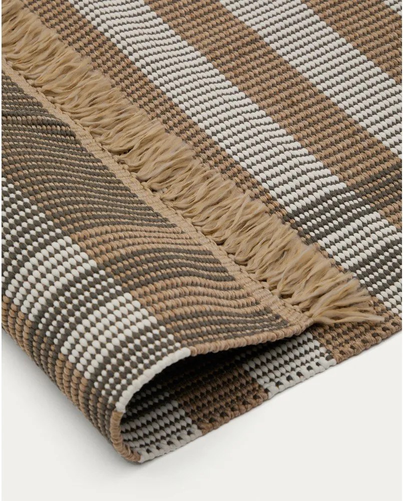 Beżowy dywan dwustronny tkany ręcznie 60x90 cm Barani – Kave Home