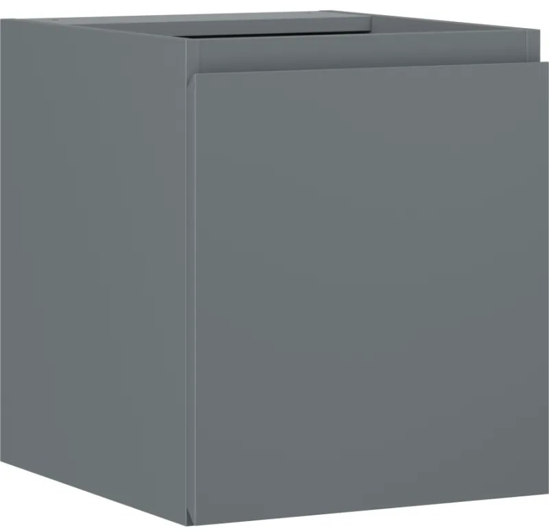 Mexen Orio szafka łazienkowa podumywalkowa 40 cm, 1 drzwi, grafit mat - 91A11-04047-1-BF66