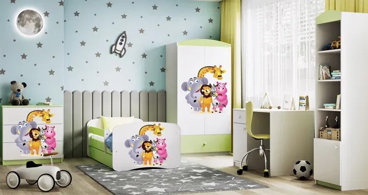 Szafa dwudrzwiowa dla dziecka mix - biało R9-K26