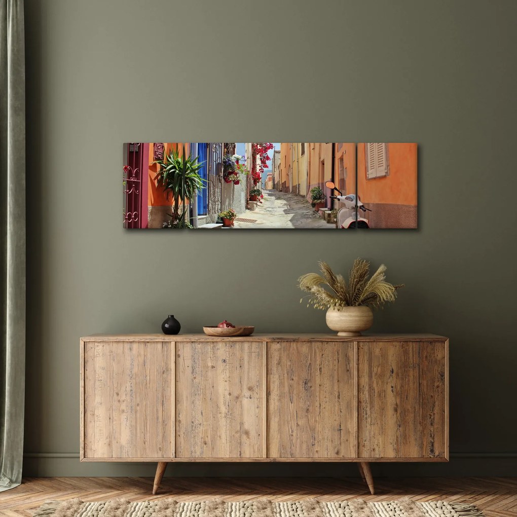Obraz ulicy Sardynii (170x50 cm)