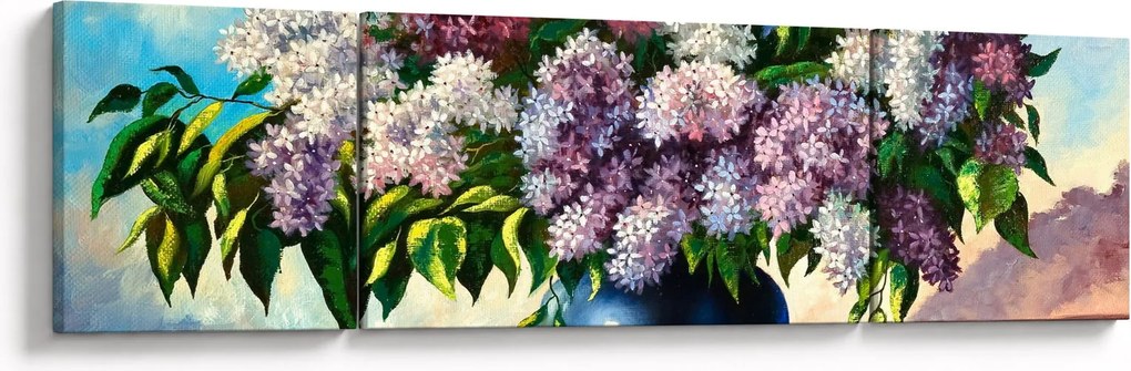 Obraz - Bukiet bzu (170x50 cm)