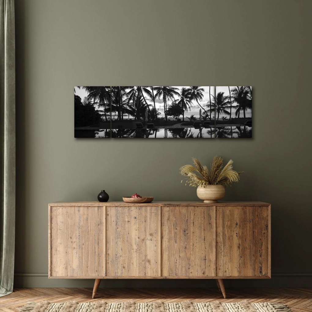 Obraz tropikalnej wyspy (170x50 cm)