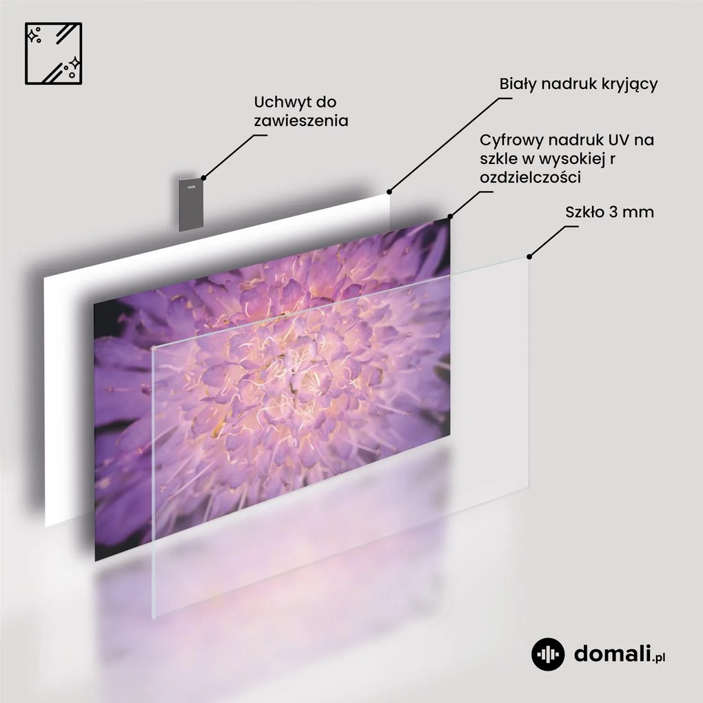 Obraz na szkle - Jeleń i łania w zaśnieżonym lesie (70x50 cm)