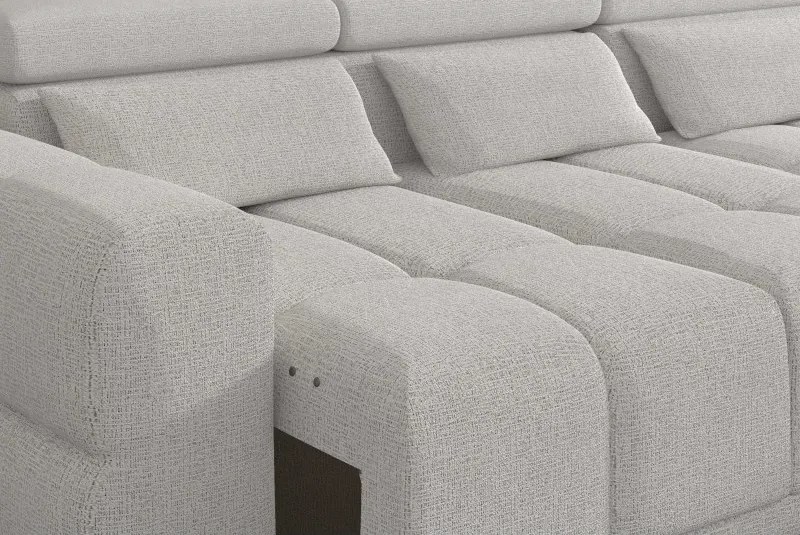 Narożnik PANAMA BOX spania elektryczny system funkcja WERSAL