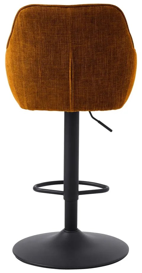 Pomarańczowe hokery zestaw 2 szt. (wysokość siedziska 69 cm) Avola – Unique Furniture