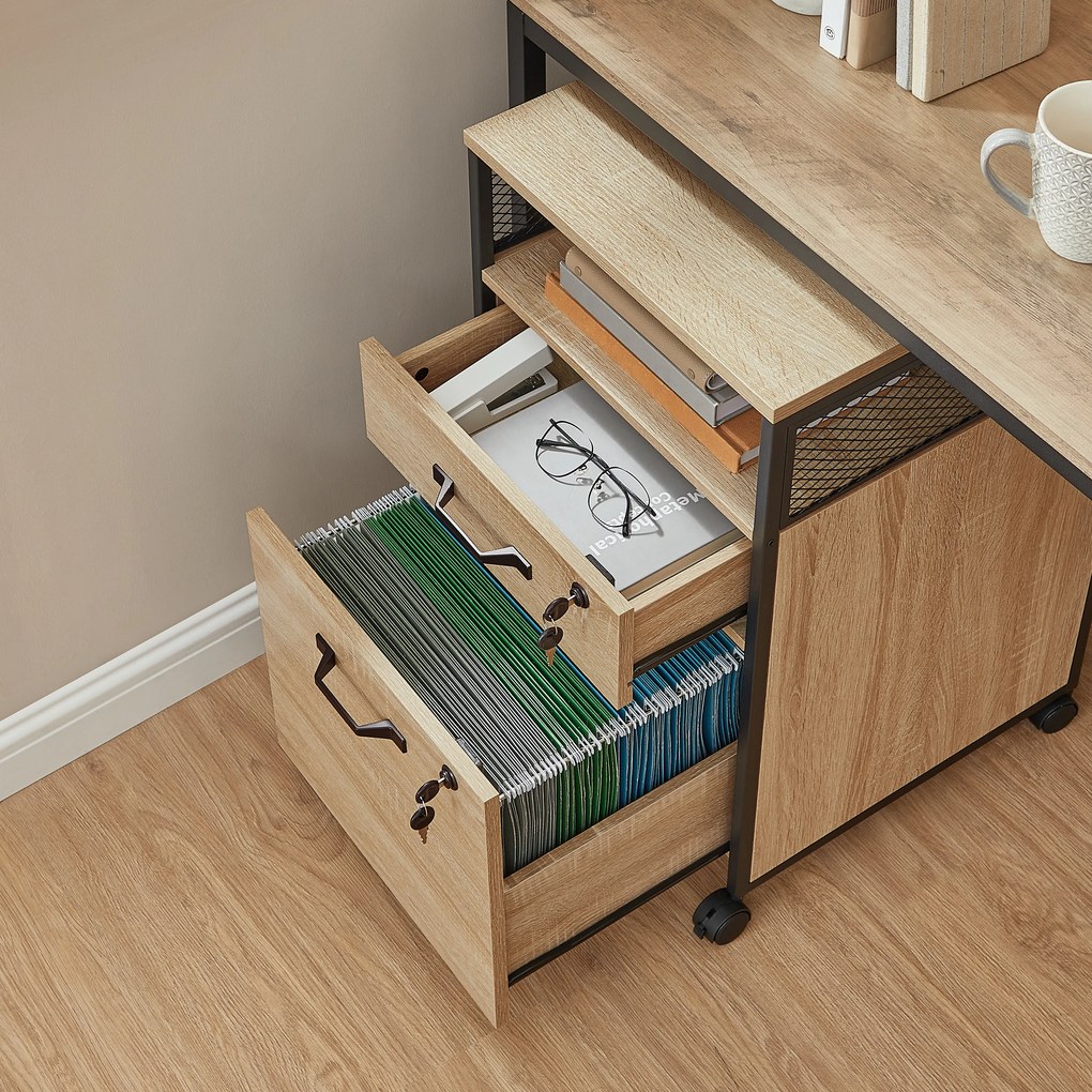 Szafka na Dokumenty, Kontenerek - sonoma - OFC077B11