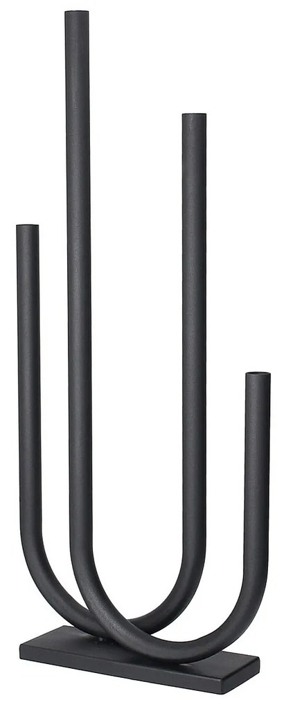 Świecznik metalowy Sculptura 30x9x69 cm