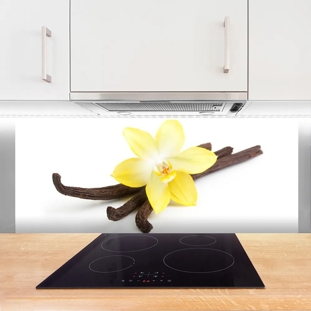 Szkło Dekoracyjne do Kuchni Egzotyczny Kwiat Wanilii