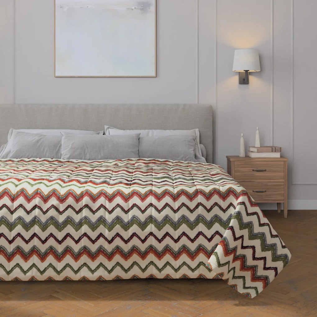 Narzuta pikowana w pasy