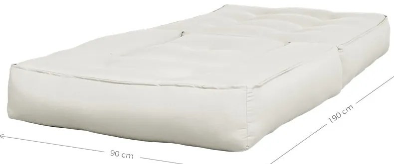 Rozkładany fotel z lnianym obiciem Karup Design Cube Linen