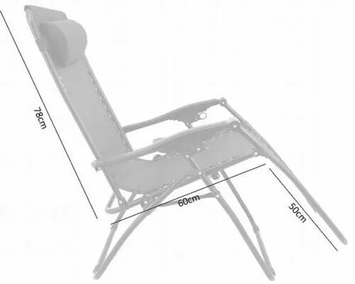 Relaksacyjne krzesło  ogrodowe z podnóżkiem Regina, beżowy