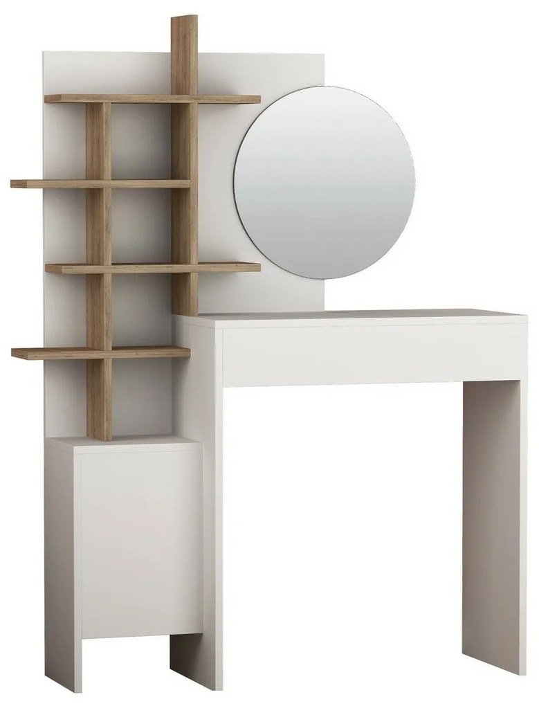 Stolik kosmetyczny Mup White and Oak