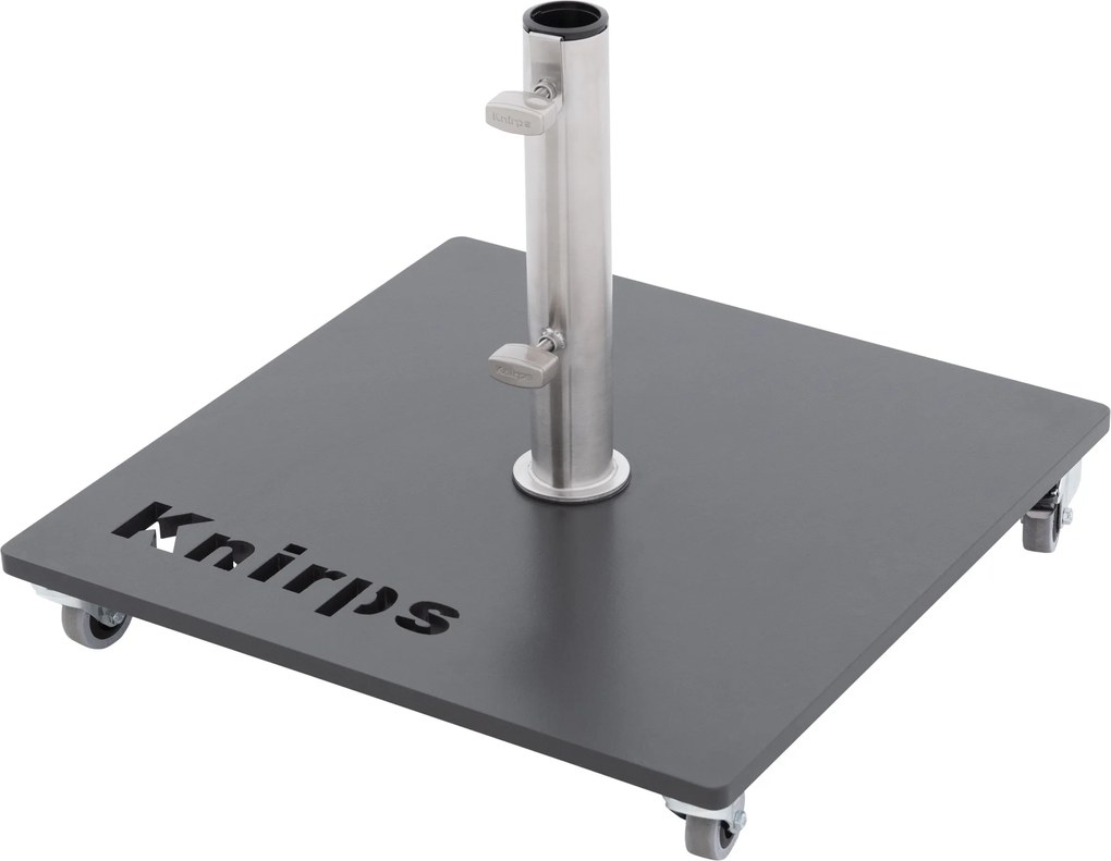 KNIRPS 50 kg - mobilny stalowy stojak do parasola na kółkach