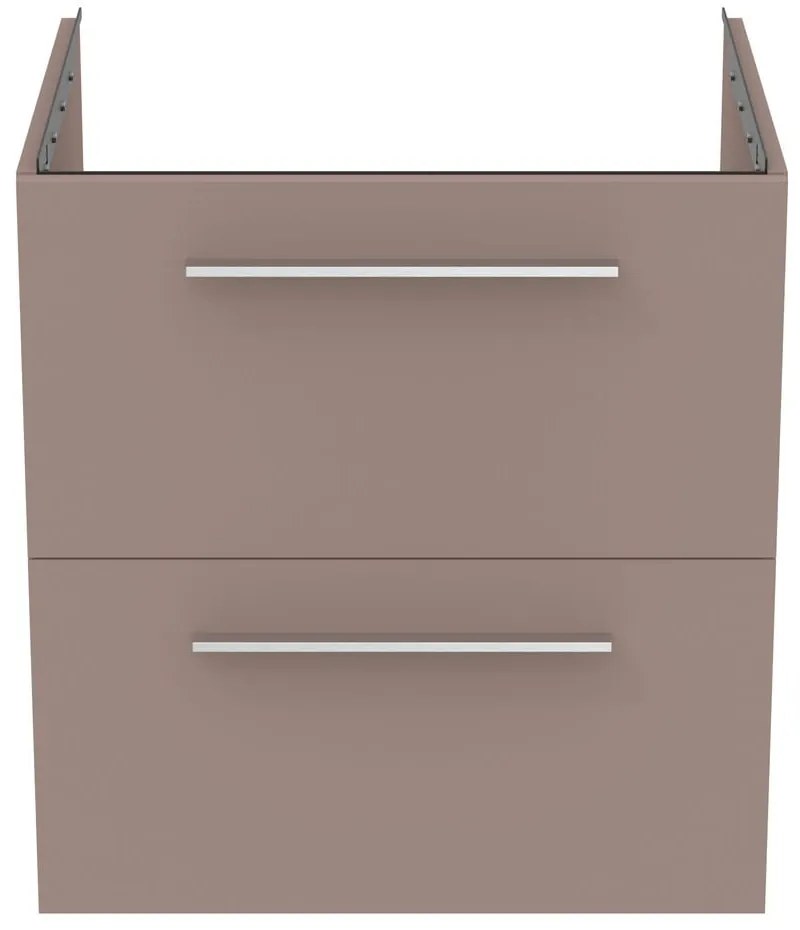 Szarobeżowa wisząca szafka pod umywalkę 60x63 cm i.Life B – Ideal Standard