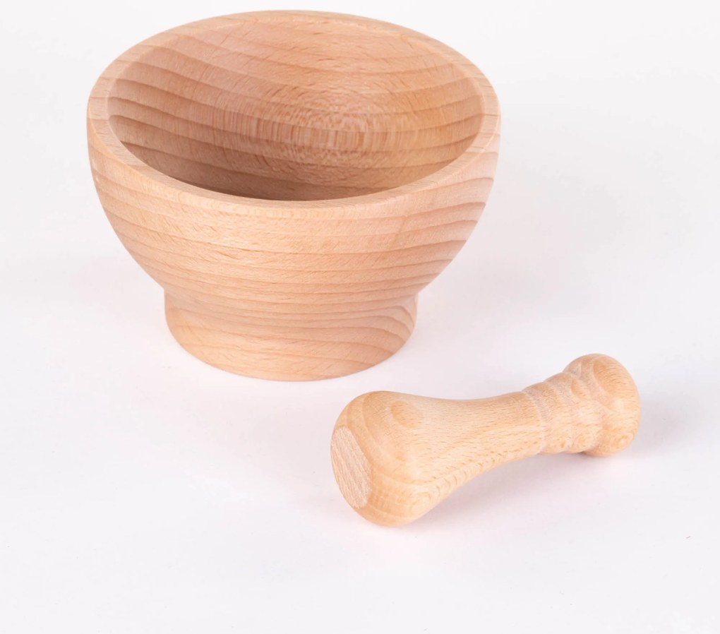 Moździerz z drewna bukowego, Ø 10,5 cm