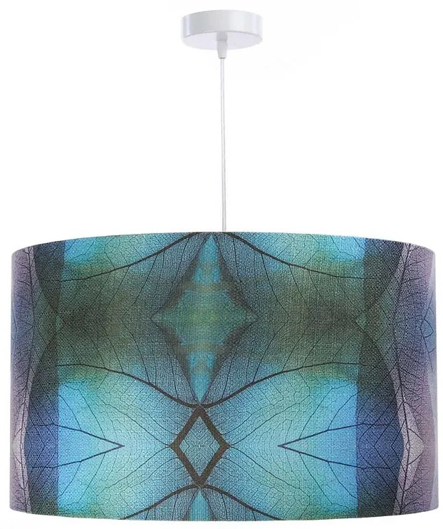 Różowa lampa wisząca z okrągłym kloszem - S389 F5-C15
