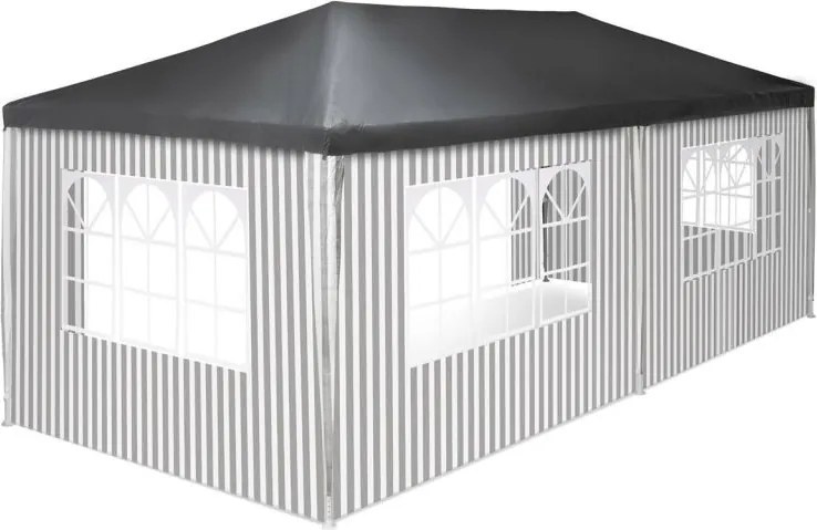 Namiot ogrodowy 3×6 m z systemem klik i bocznymi ściankami