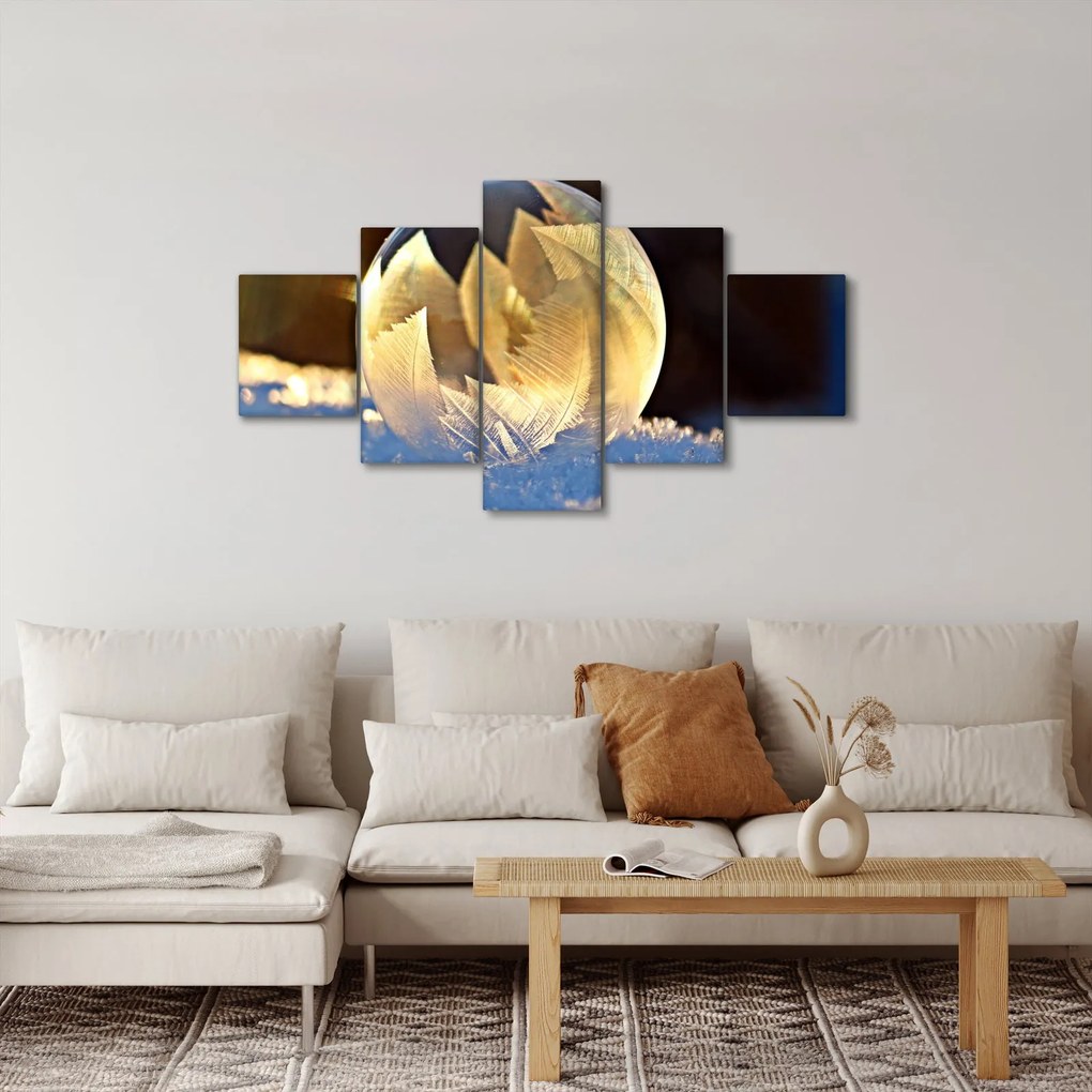 Obraz zamrożonej bańki (125x70 cm)