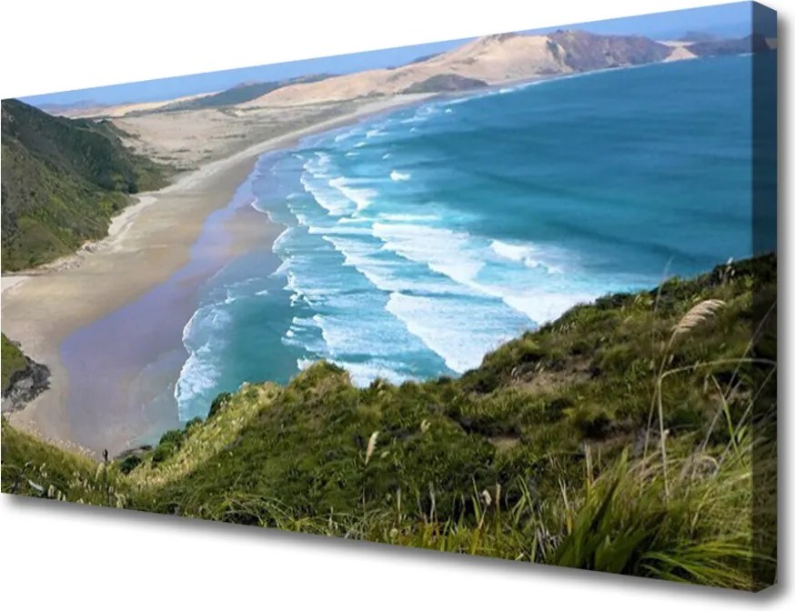 Obraz canvas Spokój Nadmorskiej Plaży