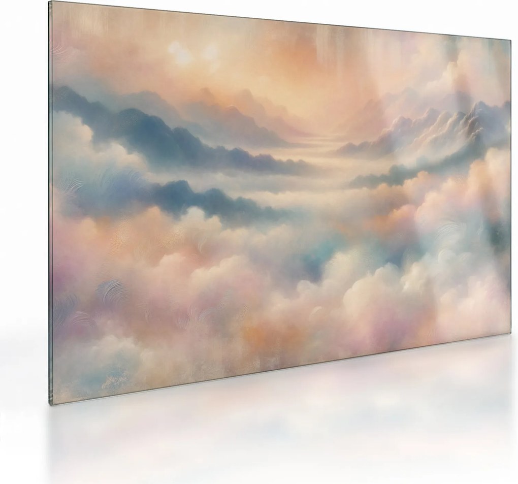 Obraz na szkle - Chmury (70x50 cm)