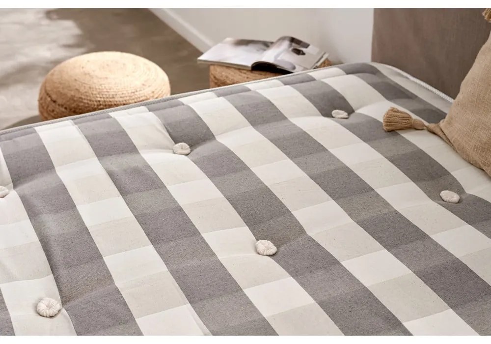 Średnio twardy sprężynowy materac termoregulacyjny 180x200 cm Grand Spring Nature – Moonia