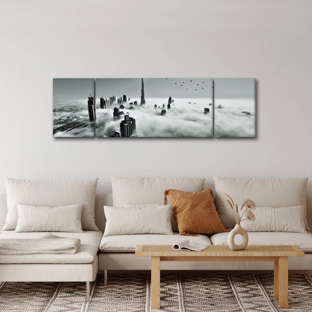 Obraz - Wieżowce w Dubaju (170x50 cm)