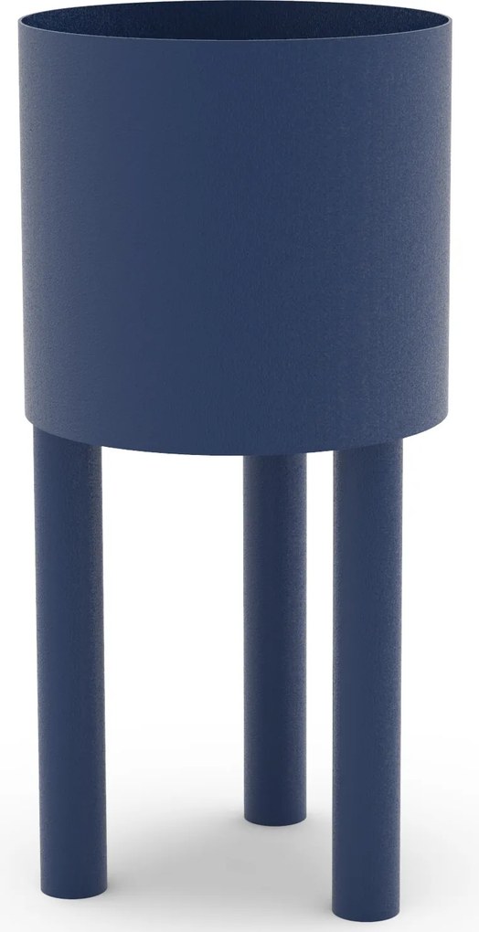 Wysoki kwietnik metalowy Bom H50 cm