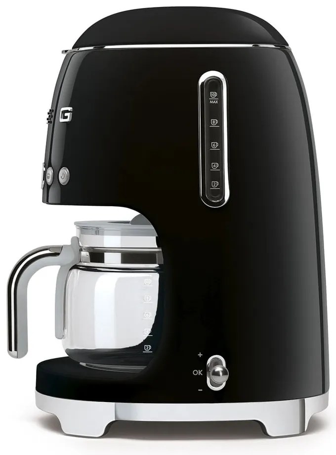 Czarny ekspres przelewowy 50's Retro Style – SMEG