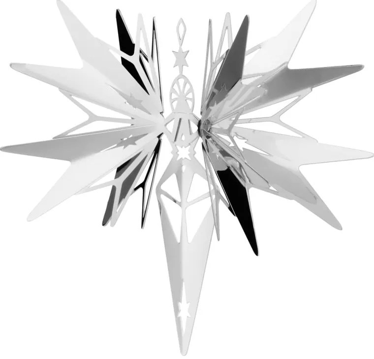 Wisząca dekoracja świąteczna w kolorze srebra Kähler Design Christmas Angel