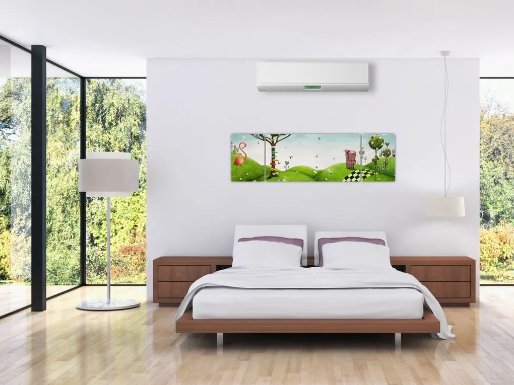 Obraz wspaniałego krajobrazu (170x50 cm)