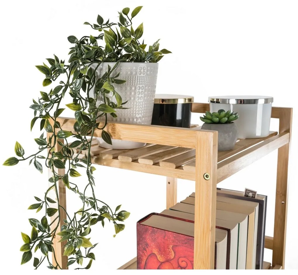 G21 Regał bambusowy, 5 półek, 5 pięter