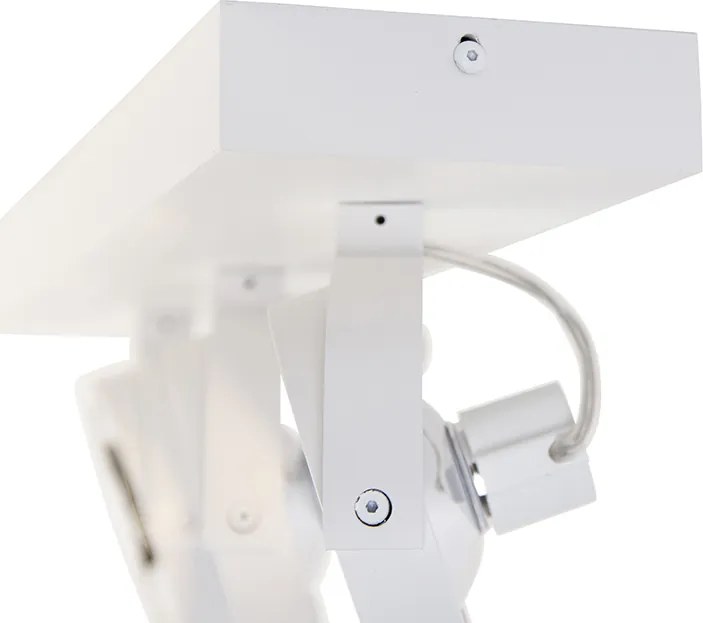 Designowy reflektor biały regulowany 3-punktowy - Go