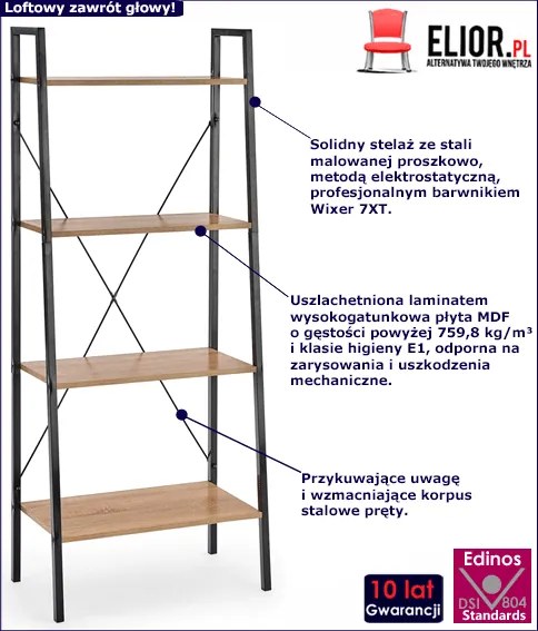 Loftowy regał L9-G05