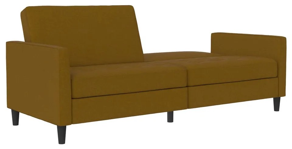 Żółta rozkładana sofa 86 cm Presley – Støraa