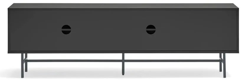 Czarno-antracytowa szafka pod TV 180x56 cm Nube – Teulat