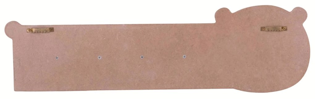 Wieszak z MDF z motywem zwierzątka, 47 x 14,5 cm