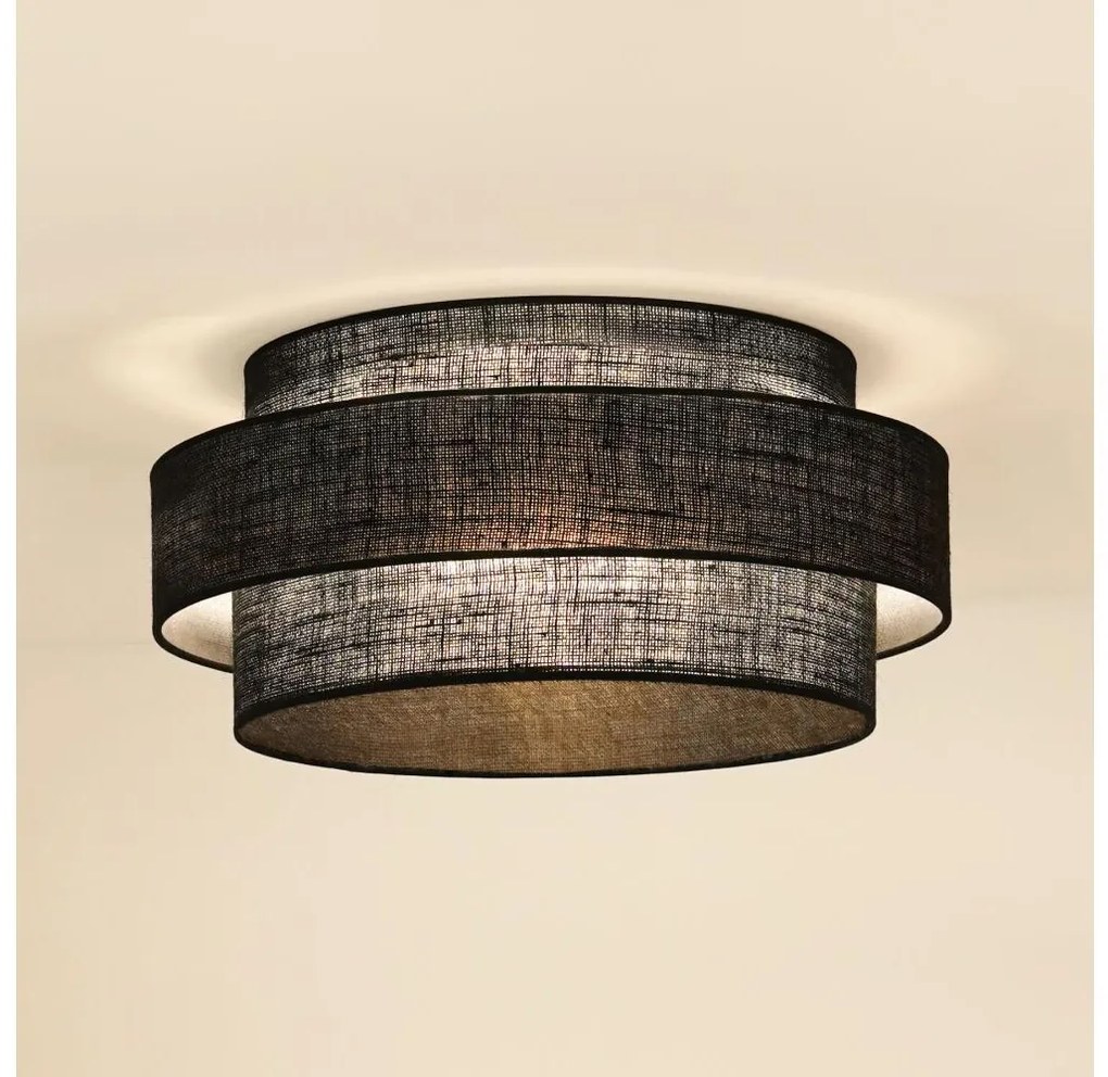 Brilagi - Lampa sufitowa SPACE YUTE LED/12W/230V pr. 50 cm czarna