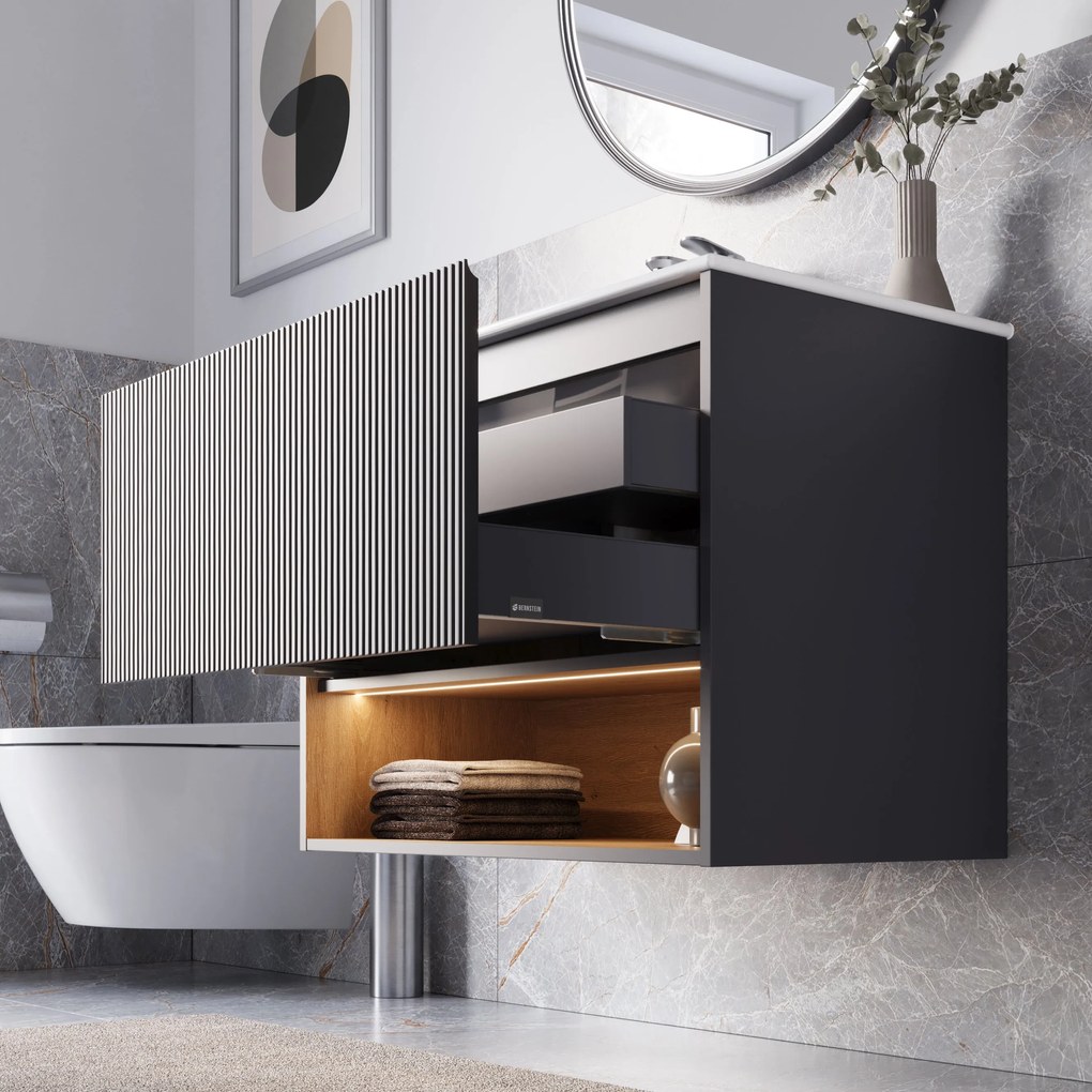 Szafka podumywalkowa BELDIVO 80 cm z umywalką ceramiczną Duravit