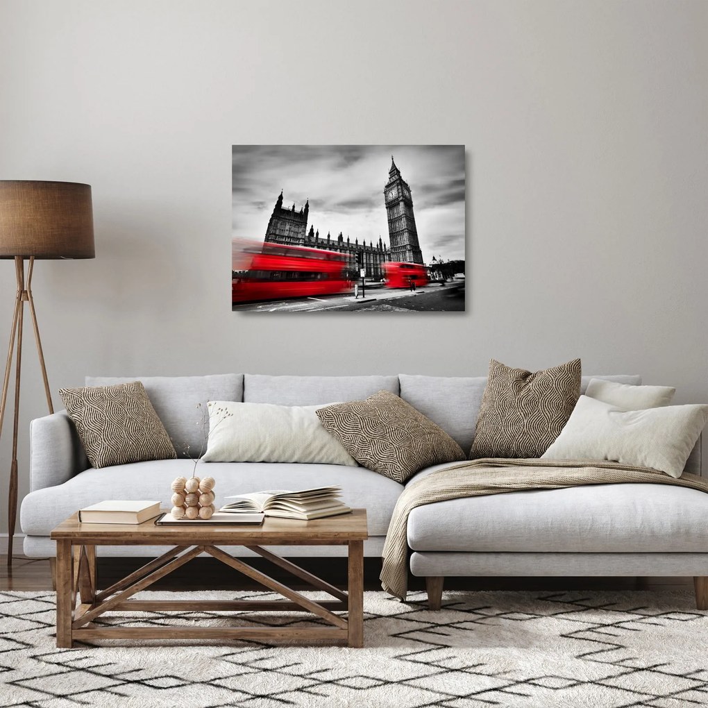 Obraz na szkle - Houses of Parliament w Londynie (70x50 cm)