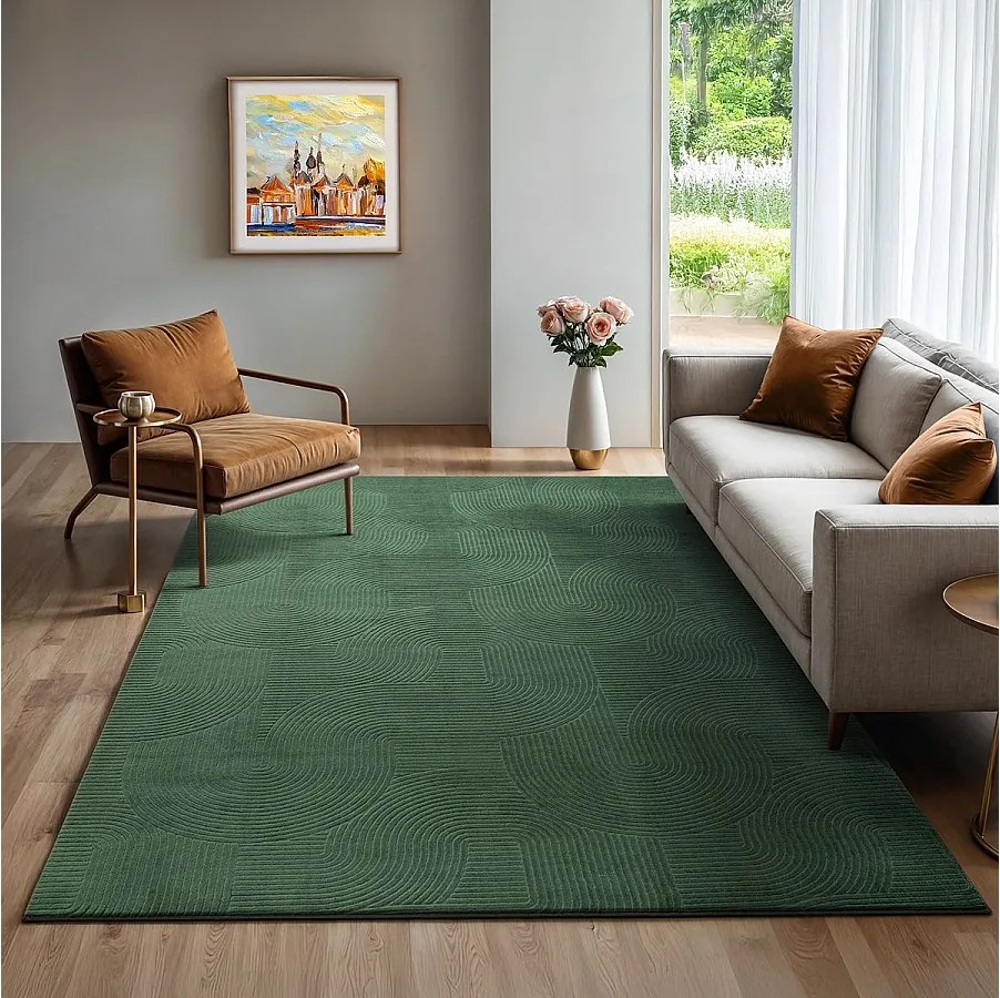 Dywan Rio Salon antypoślizgowy ukłon, Las, 160 x 220 cm