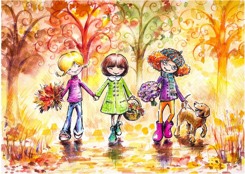 Obraz na szkle - Przyjaźń (70x50 cm)