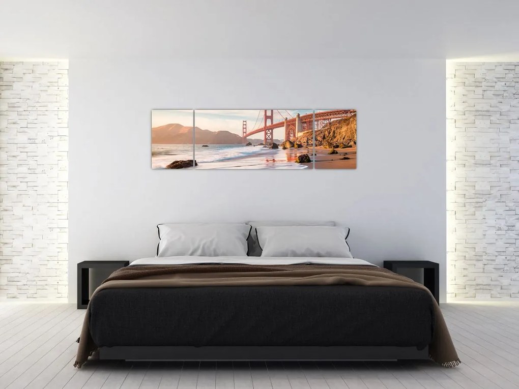 Obraz - Golden Gate Bridge (170x50 cm)