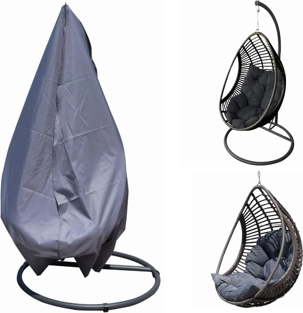 Kokon Bellissimo z szarego technorattanu