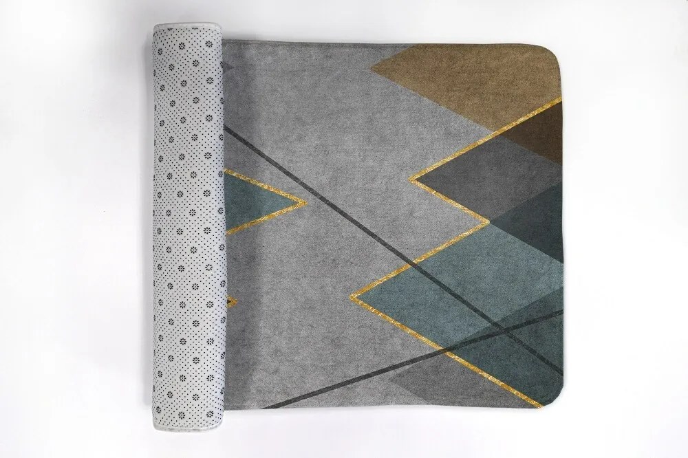 Dywanik łazienkowy Dywanik łazienkowy Geometryczne wzory