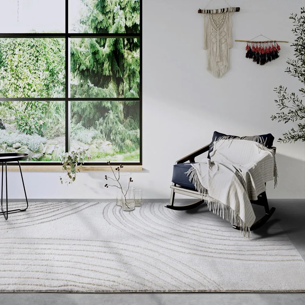 Kremowy dywan 200x280 cm Pigment Cream White – Elle Decoration